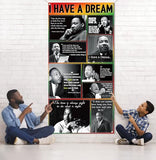 Martin Luther King Jr. Day Door Cover I Have A Dream Decorations MLK Day Black History Month School Classroom Office Door Decor