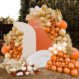 Burnt Orange Balloon Arch Kit: Fall Party Garland, Baby Shower Decor