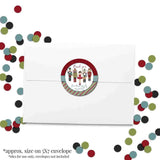 Nutcracker Ballet Themed Christmas Holiday Thank You Sticker Labels, 40 2" Party Circle Stickers By Amandacreation, Great For Party Favors, Envelope Seals & Goodie Bags