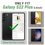 Samsung Galaxy S22 Plus with RFID Blocking Leather Wallet case Credit Card Holder