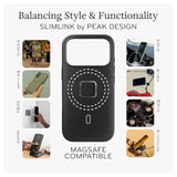 Peak Design Mobile Everyday Phone Case for iPhone 17 Pro Max, Tan, Slim Profile, Drop Protection, Weatherproof Clarino Shell, SlimLink Connects to Mobile Mounts & Gear
