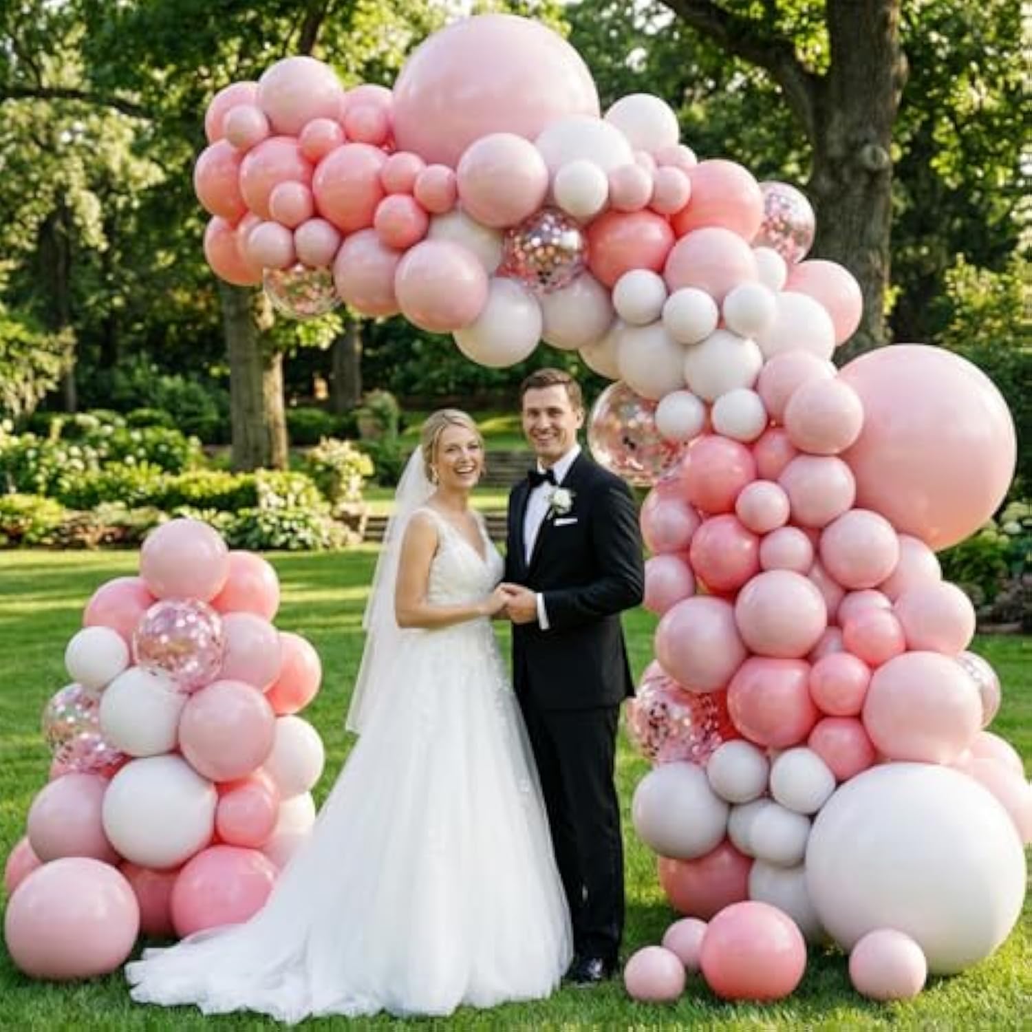 Light Pink And White Balloons Garland,130Pcs Pink And White Balloon Garland Arch Kit,18 12 10 5 Inch Latex Balloons For Wedding,Baby Shower,Gender Reveal,Birthday,Valentine'S Day Decorations
