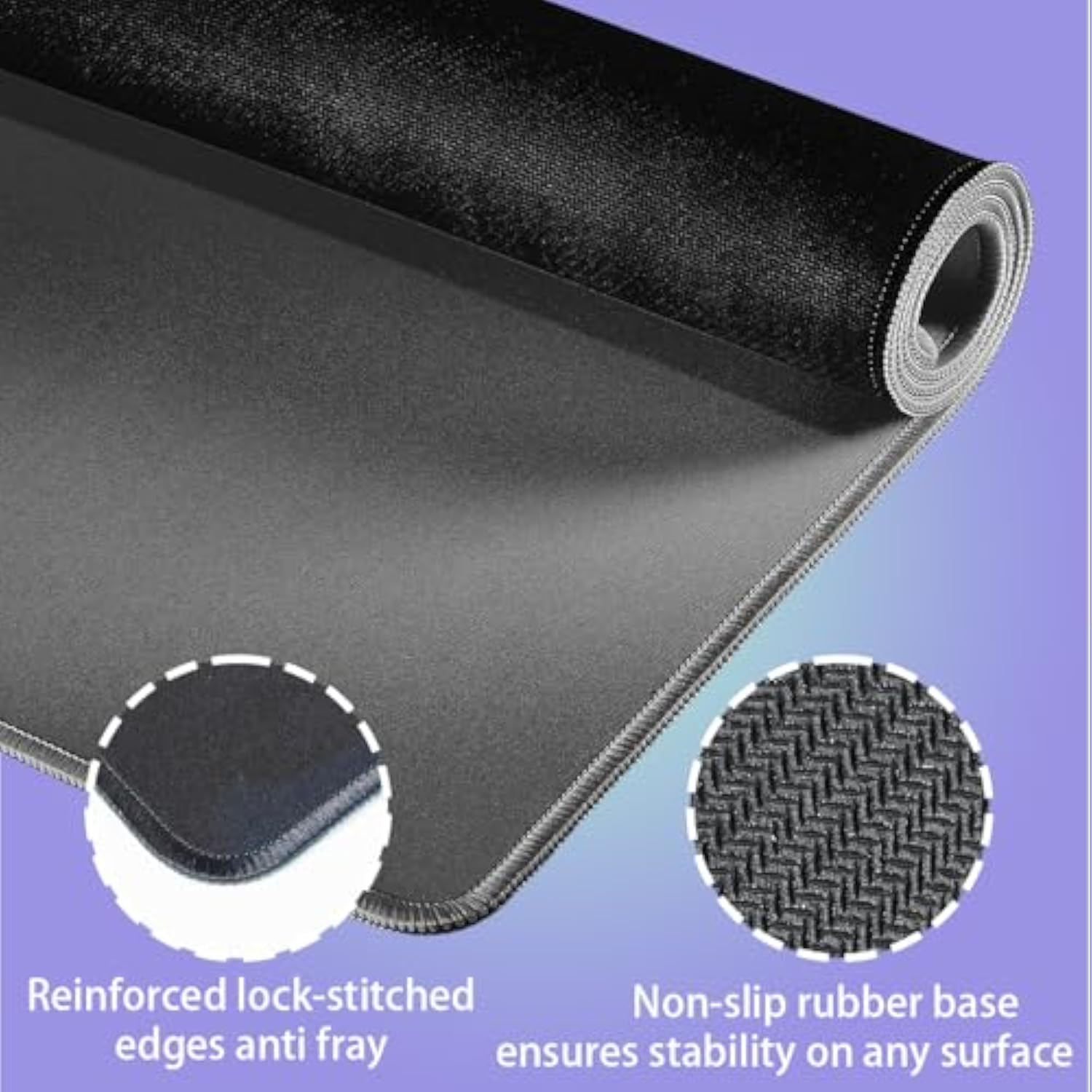 . Extended Xxl Mouse Pad (31.5" X 15.8") - Football Field Design Cool Green Soccer Course, Extra Large Office Accessories, Premium Stitched Anti-Slip Gaming Desk Mat