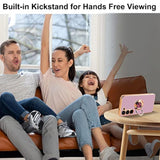 For Samsung Galaxy S23 Case With 1 Screen Protector, Built-In 360° Rotation Ring Holder Magnetic Stand, Luxury Shiny Plating Edge Shockproof Electroplated Protective Phone Cover (Purple/Golden)