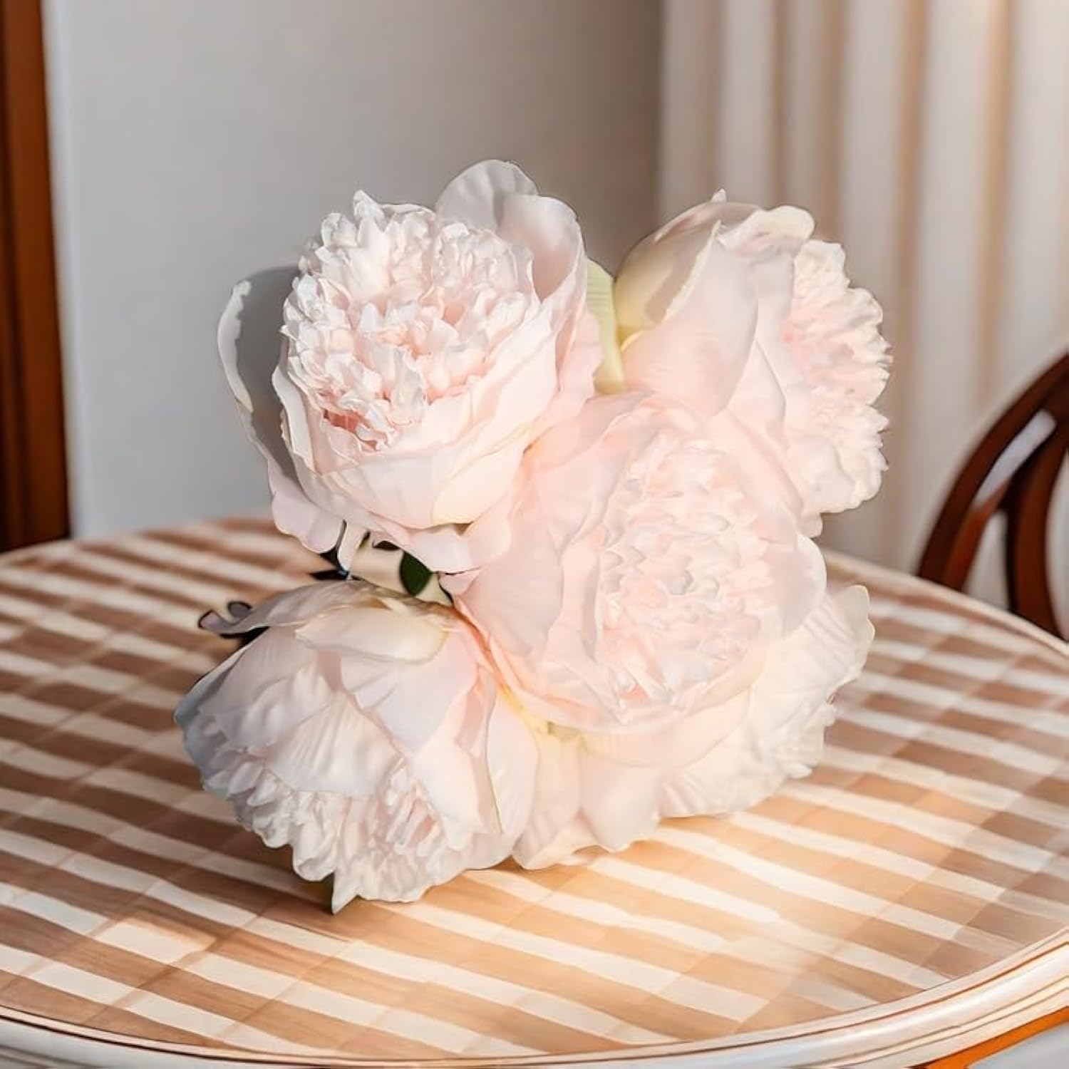 10 Pcs Artificial Peonies Silk Peony Fake Flowers For Wedding Home Office Party Decoration - Single Stem, Diy Floral Arrangements
