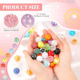 100pcs 20mm Rhinestone Beads for Pens, Keychains, DIY Crafts & Jewelry