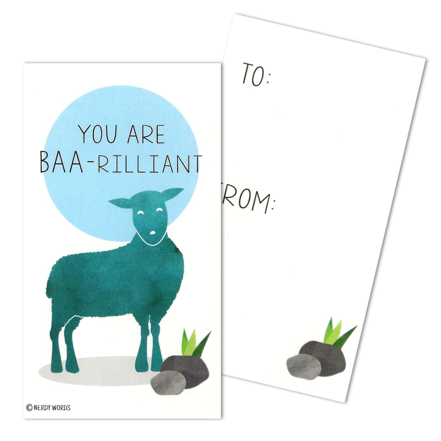 Mini Pig Sheep Cow Chicken Farm Animal Valentines (Wallet-Sized Cards With Tiny Envelopes) For Valentine'S Day (Set Of 32)