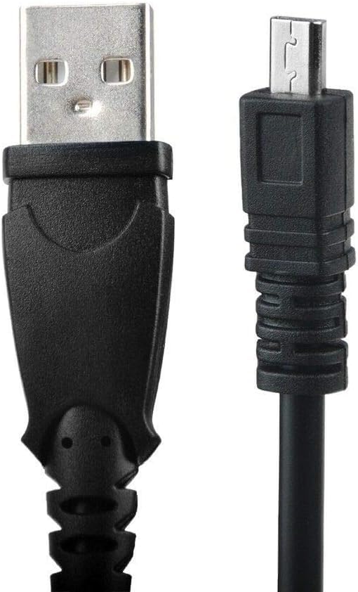 Black 3ft USB Data Charger Cable for Nikon Coolpix S2600 S2500 S3000 S3200 S4300 S6100,Cables