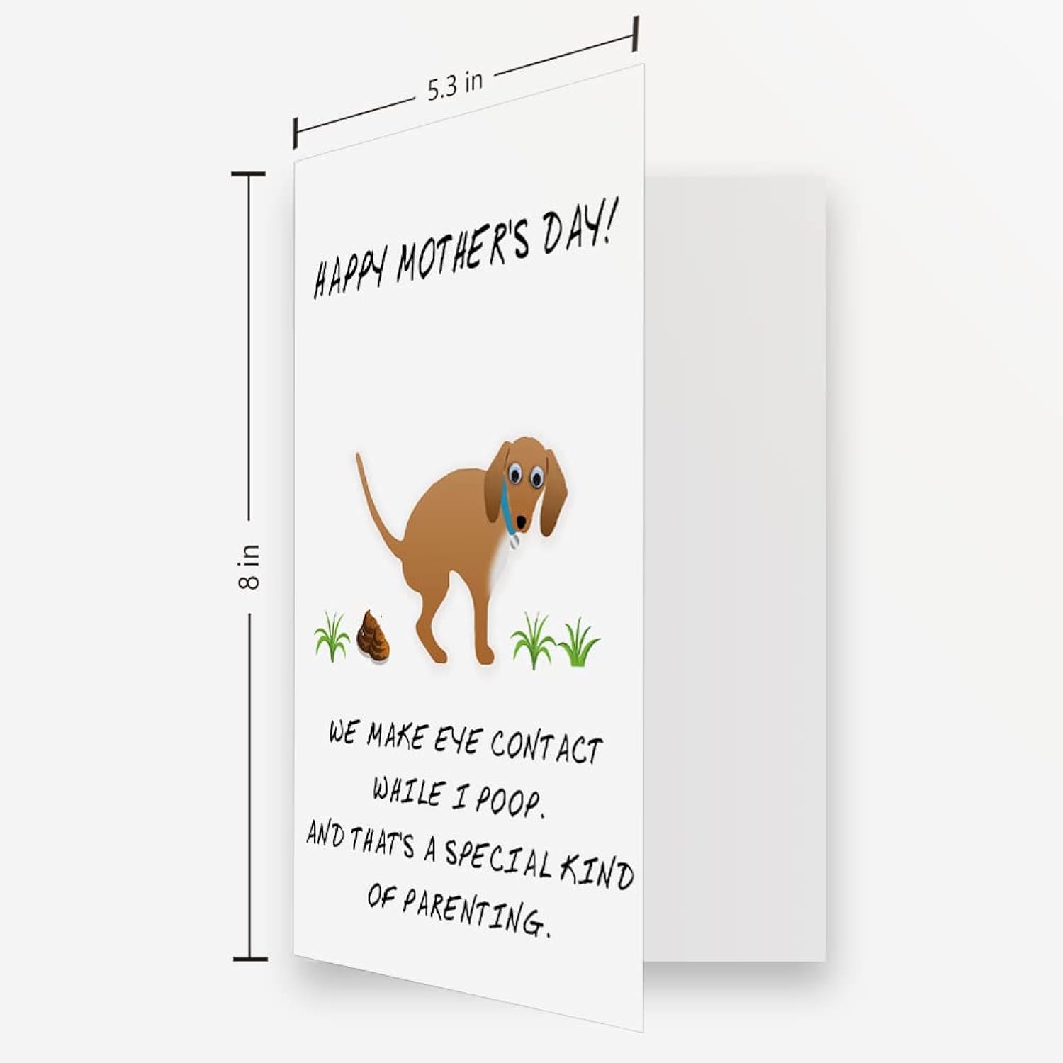 Happy Mother'S Day Card From Dog, Personalized Mothers Day Gifts For Dog Mom Grandma, Funny Dog Mothers Day Card For Women, Unique Gift Idea For Dog Owner