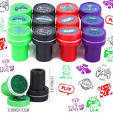 134 Pcs Video Game Party Favors, Includes Video Game Slap Bracelet Keychain Stamper Whistle Mesh Bag Card Stickers Tattoos For Kids Gaming Party Favors Birthday Goodie Bag Fillers