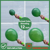 127PCS Hunter Green Balloons Garland Arch Kit Dark Green Latex for Party Decorations