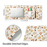 Fall Leaf Gaming Mouse Pad Xl Autumn Orange Leaves Extended Large Mousepad