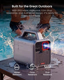 Mars 3 Outdoor Portable Projector, 1000 Ansi Lumens, Ai-Powered Image, Built-In Battery With 5 Hour Playtime, Android Tv, 200 Inch Home Theater, For Backyard, Office And Business, And Camping