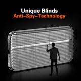For Samsung Galaxy S24 Privacy Screen Protector, 2X Anti Spy Tempered Glass Film + 2X Camera Lens Protector, [Fingerprint Unlock] [28° Anti-Peep] [Installation Tools] [Zero Bubble] Black/Dark Shield For Galaxy S24