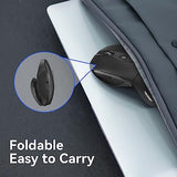 Folding Wireless Mouse, 2.4G Travel Mouse Portable 3 Adjustable Dpi 2000/1500/1000 Compatible With Notebook, Pc, Computer, 2-Year Battery Life