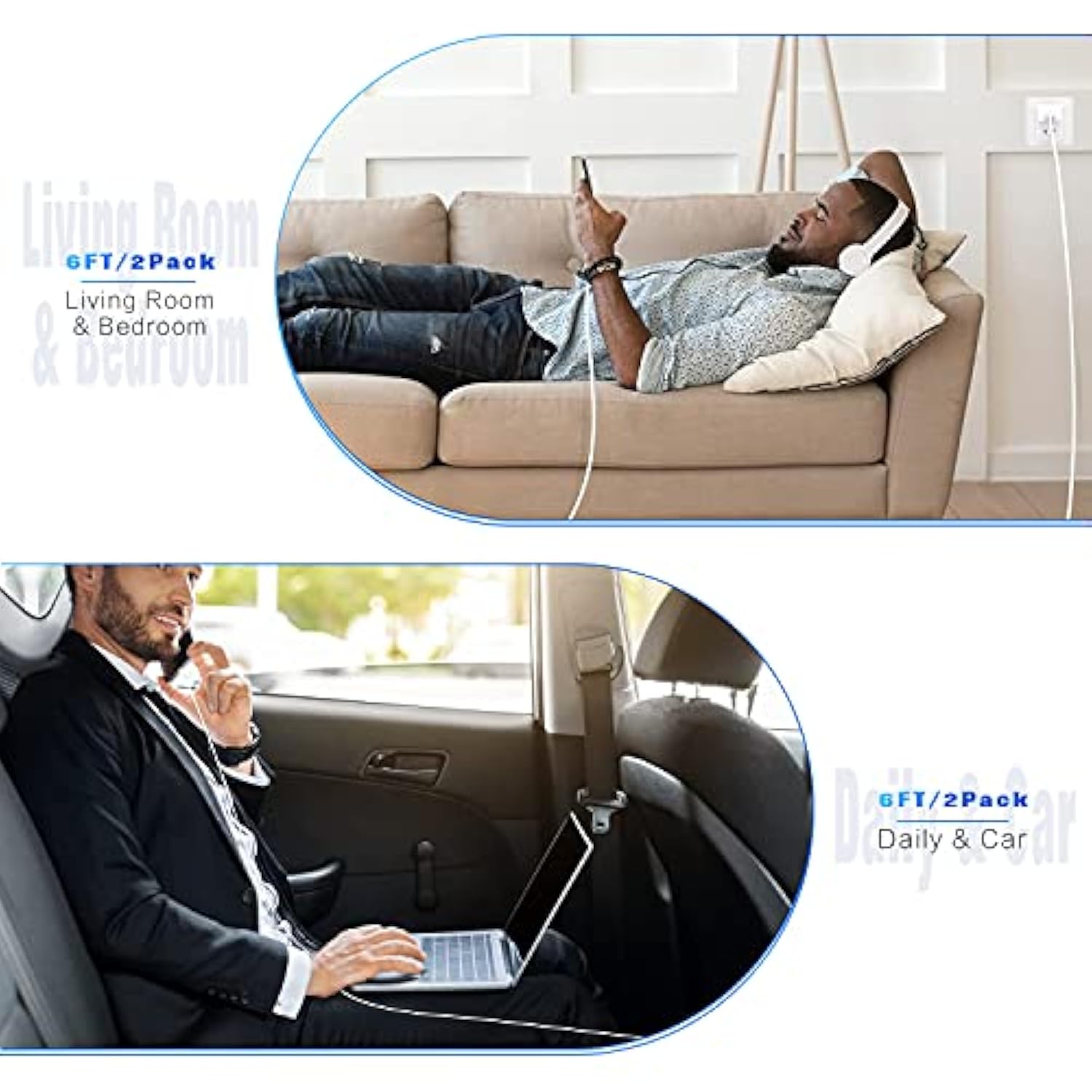 Iphone Charger Lightning Cable,2 Pack Apple Mfi Certified Usb Iphone Fast Chargering Cord,Data Sync Transfer For 13/12/11 Pro Max Xs X Xr 8 7 6 5 5S Ipad Ipod More Model Cell Phone Cables