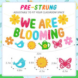 We Are Blooming Banner School Classroom Spring Party Decorations For Student Children Celebrating Spring Party Supplies