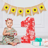 Sunflower Burlap Banner Summer Sunflower Banner For Baby Shower Birthday Party Wedding Shower Decorations Baby Photo Prop