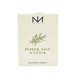 Niven Morgan Pepper, Sage and Cedar Scented Candle 11 oz