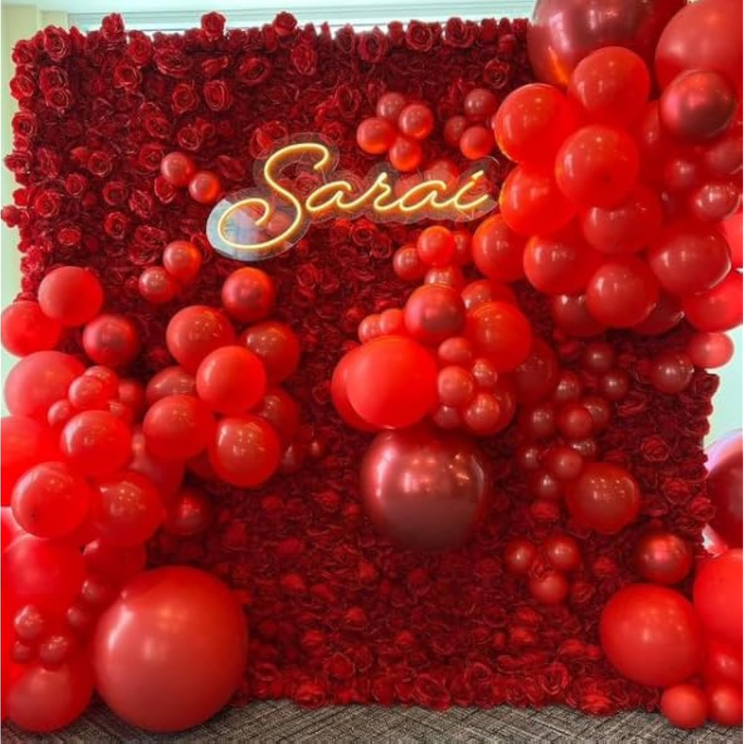 Red Balloons Latex Party Balloons - 150 Pack 5 Inch Matte Red Helium B