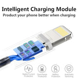 4 Pack Apple MFi Certified Lightning to USB Charging Cable 3.3FT Fast Charger for iPhone 14 13 12 11 iPad
