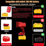 For Dewalt For Milwaukee For M18 To For Carftsman 20V Battery Adapter, Convert For Dewalt 20V 60V And For Milwaukee 18V Battery To Work For Craftsman V20 Tools