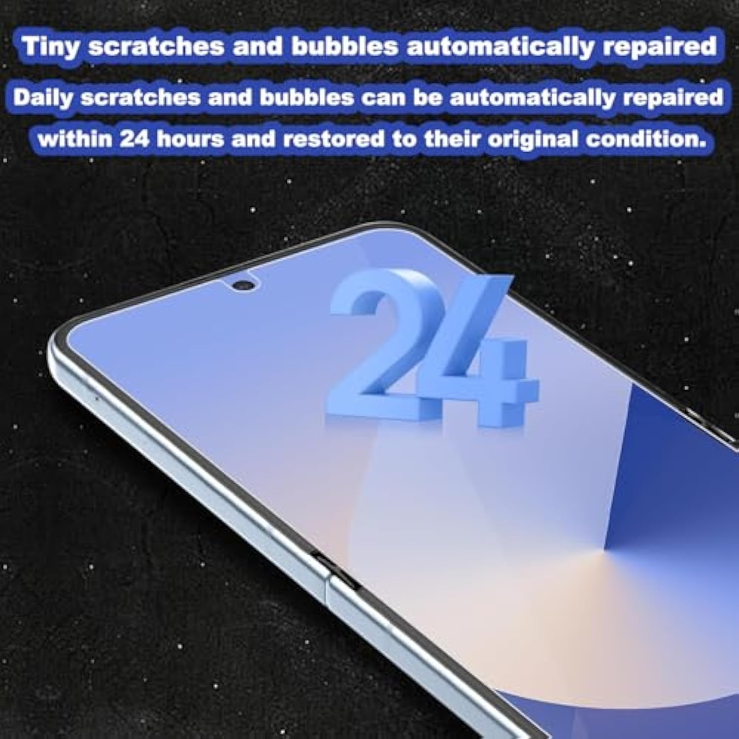 [2+2 Pack Screen Protector For Motorola Razr 2024/Razr 2025 - Hydrogel Film Front And Rear Screens Combination ?High Sensitivity, Not Glass, Hd