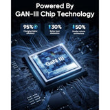 [2 Pack] Usb C Charger Block 160W, 3-Port Gan Super Fast Charger, Dual 65W Type C Charging Block, Foldable Qc3.0 Laptop Fast Charging Adapter For Macbook, Iphone, Samsung, Galaxy, Ipad, Android, Black