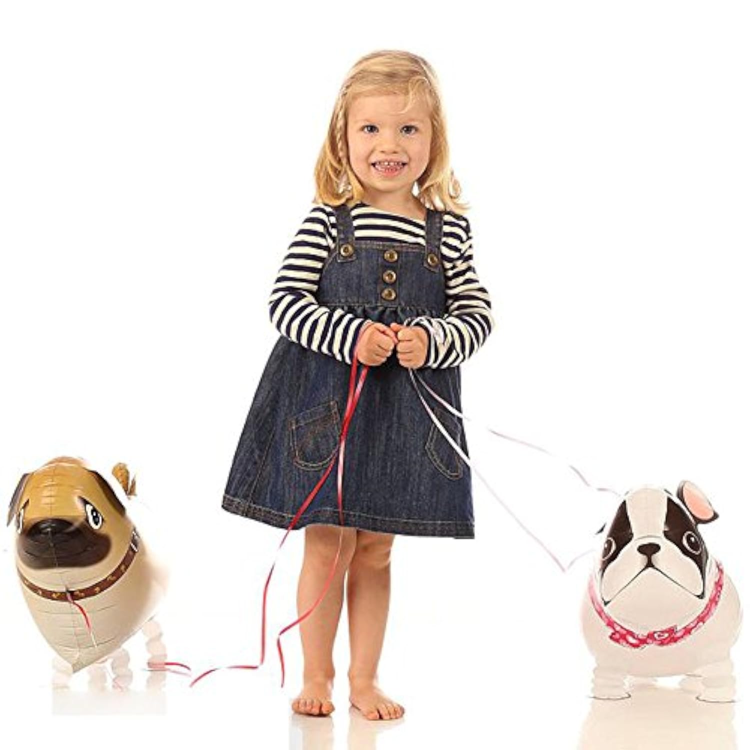 6 Pcs Walking Puppy Dog Balloons for Animal Theme Birthday Party Decor