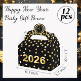 12-Pack New Year 2026 Treat Boxes Happy New Year Party Gift Party Supplies