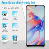 [3 Pack Privacy Screen Protector For T-Mobile Revvl 7 5G, Anti Spy Tempered Glass, Private Protection, 9H Hardness, Anti-Scratch, Black