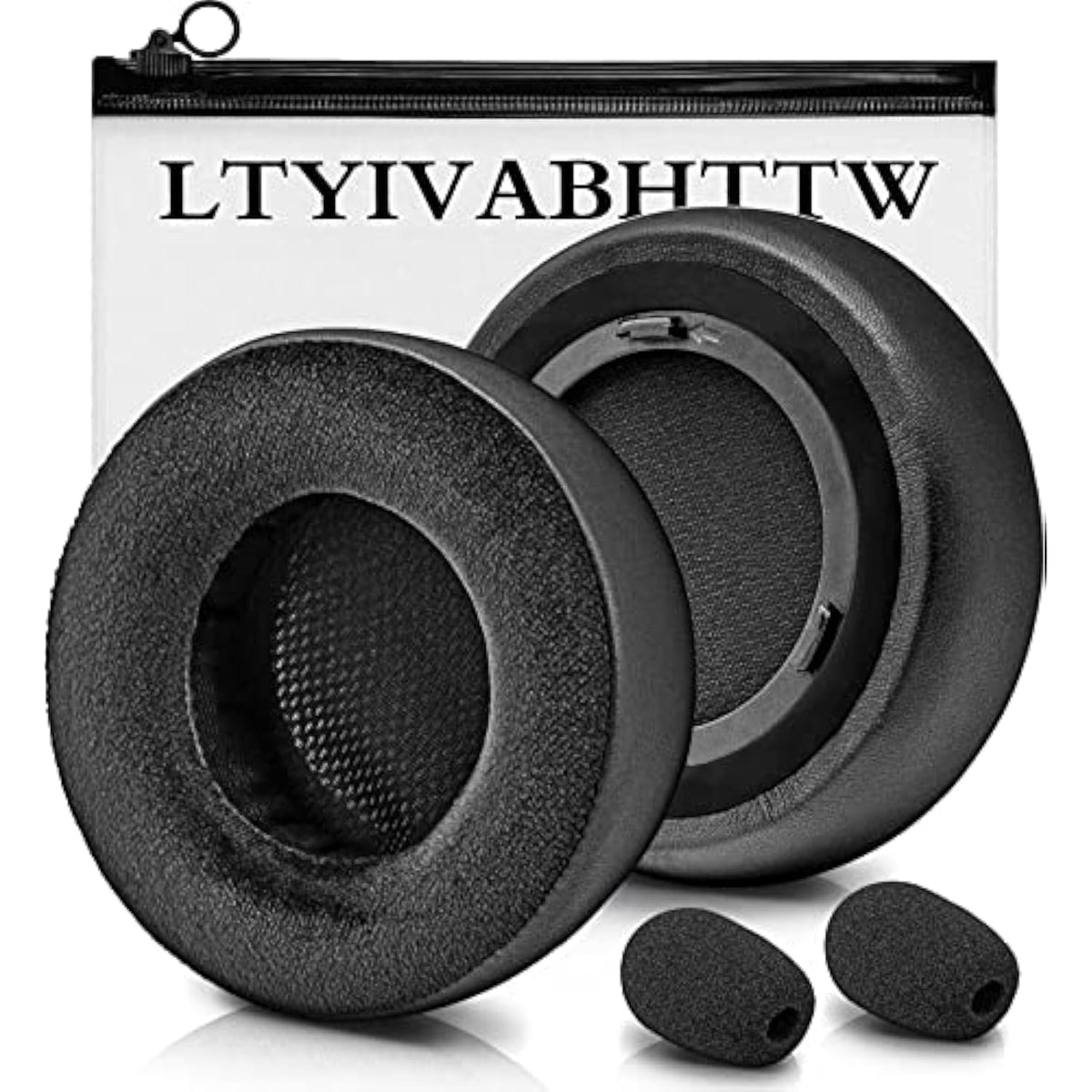 Virtuoso Xt Earpads - Compatible With Virtuoso Rgb Wireless Se Gaming Headset, With Microphone Foam I Thicker Memory Foam Replacement Ear Cushion (Hybrid Velour)