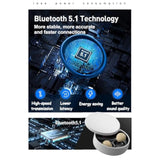 Invisible Earbuds Small Mini Wireless Bluetooth Earpiece Phone Discreet Earbud