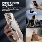 Strong Magnetic Clear for iPhone 16 Pro Case [Compatible with MagSafe] [Military Grade Drop Tested]