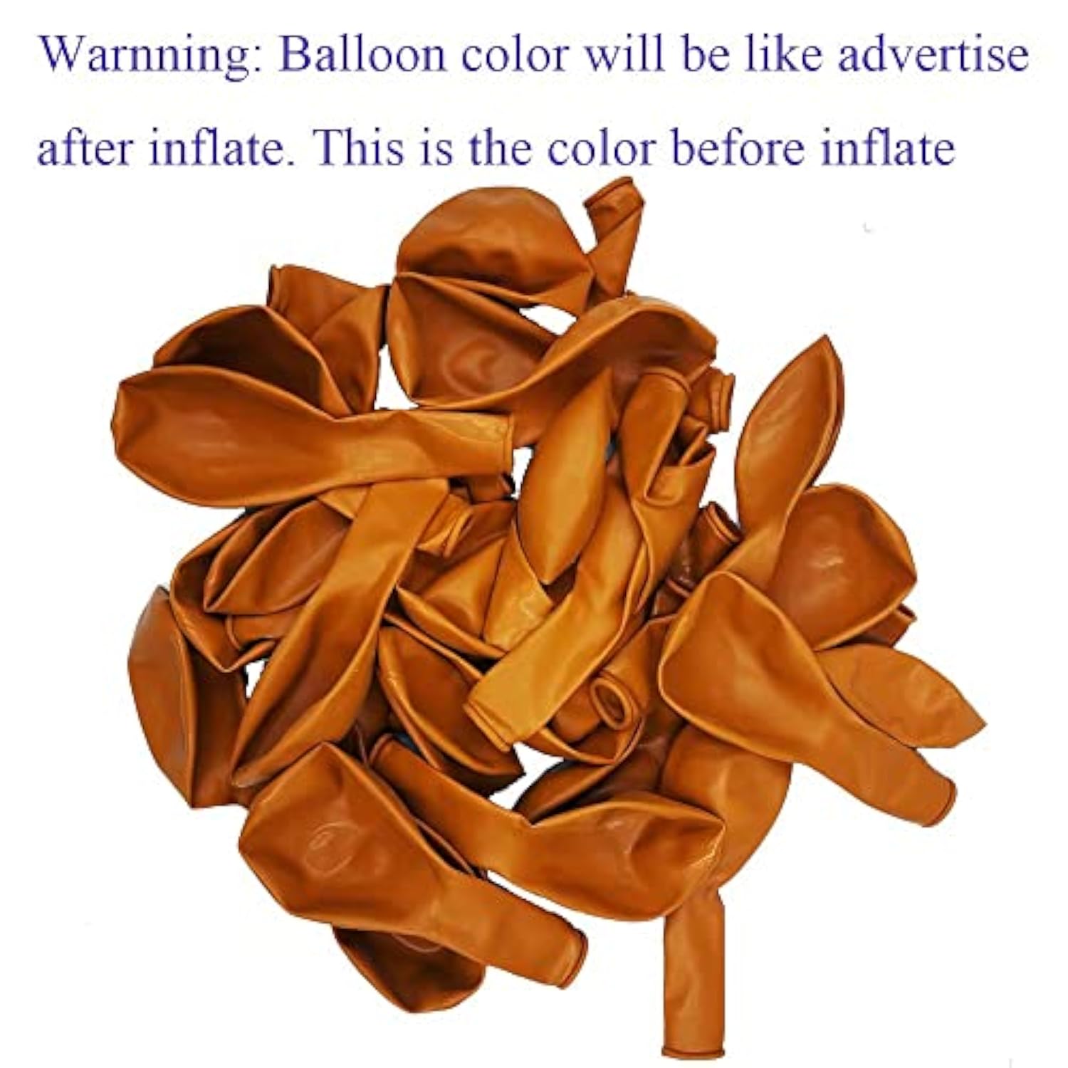 50PCS 12" Burnt Orange Balloons – Birthday, Baby Shower, Jungle & Safari Party Decor