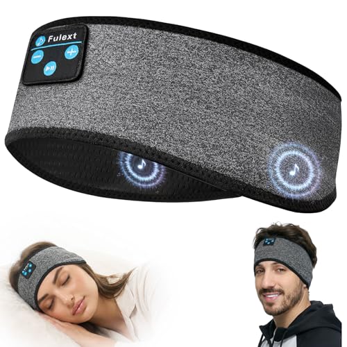 Sleep Headphones Bluetooth Headband,Sleeping Headphones Sports Headband, Long Time Play Sleeping Headsets With Built In Speakers Perfect For Workout,Running,Yoga