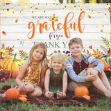 Fall Thank You Banner Thanksgiving Backdrop 70.8x43.3 in