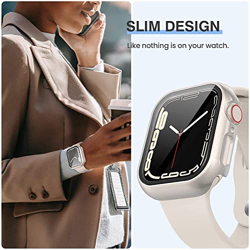 [3Pcs For Apple Watch Screen Protector Case 40Mm Se 3/Se 2Rd Generation/Se/Series 6/5/4 Accessories, Iwatch Protective Face Cover For Women Men, Bumper Tempered Glass For Iphone Watch 40 Mm