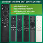 Voice Remote For Samsung Smart Tv,Replacement Control Compatible With Bn59-01385A,Aaa Battery Version,For Most 2018 To 2024 Samsung Crystal/Uhd/Qled/Frame/Qled/ 4K 8K Smart Tvs,2 Year