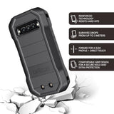 Duraforce Pro 3 Heavy Duty Case, Industrial Strength Armor Case With Reinforced Technology For Kyocera Duraforce Pro3 E7200 (Verizon) - Black