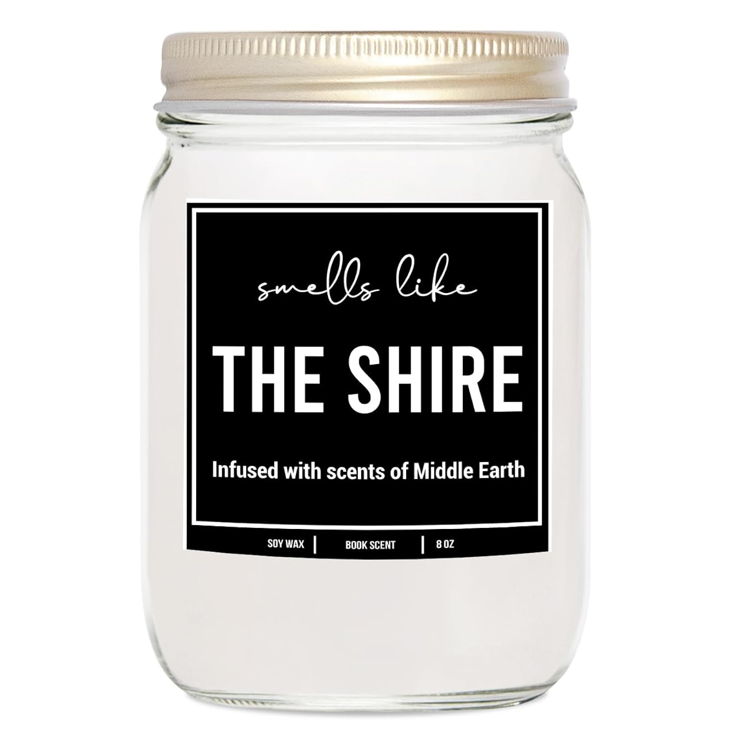 You Nique Designs The Shire Book Lovers Candles For Bookworms, Cool Gifts For Book Lovers - Unique Bookish Things, Bookish Items - Candle Gifts For Readers