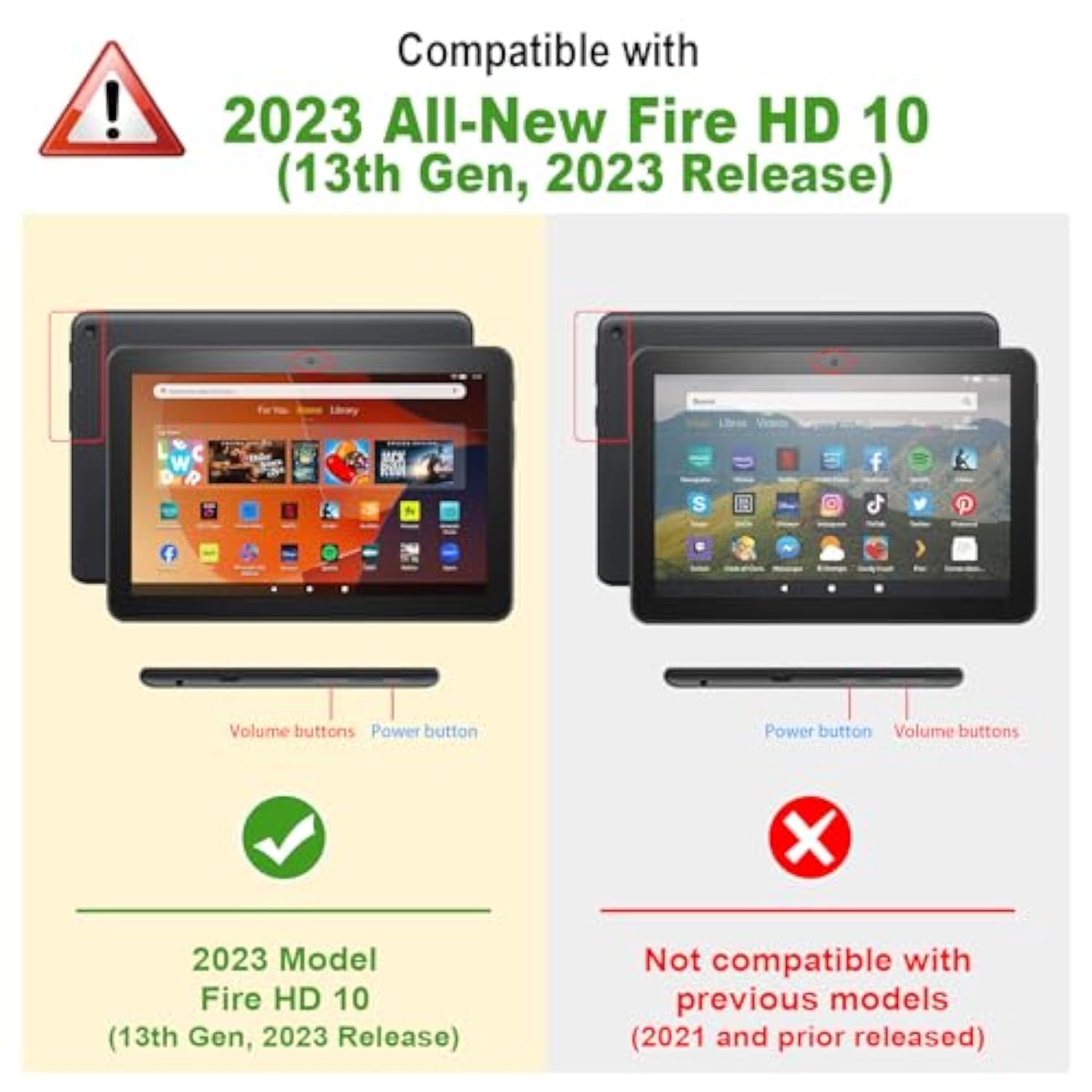 Fintie Shockproof Case for All-New Fire HD 10 Tablet (13th Generation 10.1", 2