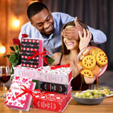 24 Pcs Small Valentine'S Day Boxes For Cookie Gift Giving Heart Bakery Treat Boxes Hearts Cookie Cupcake Pastry Box Chocolate Candy Box Food Container Doughnut Brownies Goodies Birthday Wedding