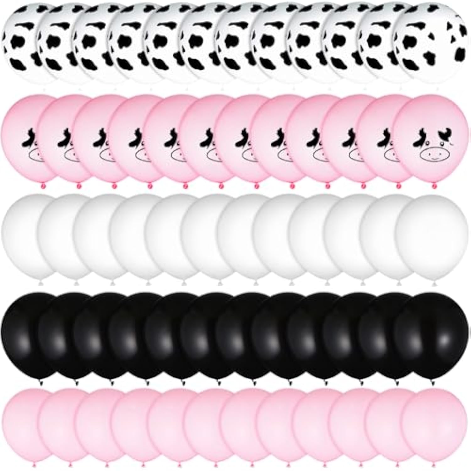 100 Pieces Cow Balloons Cow Print Balloon Cow Party Decoration Balloon