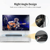 CableCreation 3.5mm to RCA Cable, Angle 3.5mm Male to 2RCA Male Auxiliary Ster