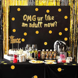 Omg Ur Like An Adult Now Gold Glitter Banner – 18Th And 21St Birthday Banner - Graduation Party Decorations Favors And Supplies