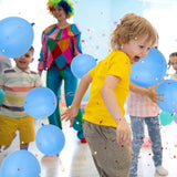 24 Pcs Blue Punch Balloons Bounce With Rubber Band Handle Punching Balloon Heavy Duty For Birthday Party Favors, Kids (Blue)