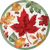 Autumn Leaves Party Supplies Set - 16 Guest Pack