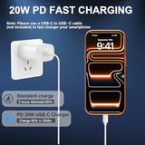 Iphone 16 15 Pro Max Charger Fast Charging,20W Usb C Fast Chargers Block Iphones 16 15 Charger Cord 10Ft Long Usb C Charging Cable For Iphone 16 15 Pro Max/15 Pro/15/15 Plus,Ipad Pro 12.9"/11"