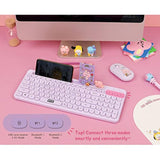 Little Buddy Multi Pairing Wireless Retro Computer Keyboards, Membrane 102 Key